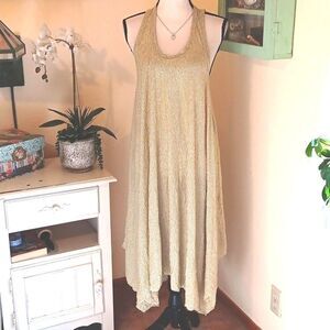 Comfy USA Striped Assymetrical Shift. Coastal. Beachy